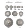 10 Pieces  Cutting Off Discs Wheel Rotary Tool with 2 Mandrel Arbor- Set 16-60mm Cutting Wheel for Stone Glass