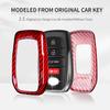 for Toyota key fob cover Carbon Fiber Key Shell for Toyota Venza RAV4 Land Cruiser Fortuner Mirai  Collora Smart Key Case 2023