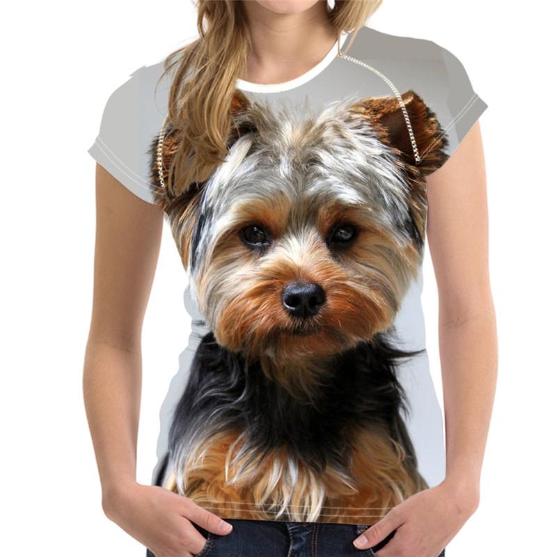 

Модная женская футболка с милым животным, собакой, 3D-принтом для девочек/женских футболок, летняя одежда с круглым вырезом и короткими рукавами, одежда оверсайз, топ, горячая распродажа 7xl