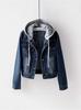 Women’s Korean Style Slim Fit Hooded Denim Jacket - Spring/Autumn 2025.