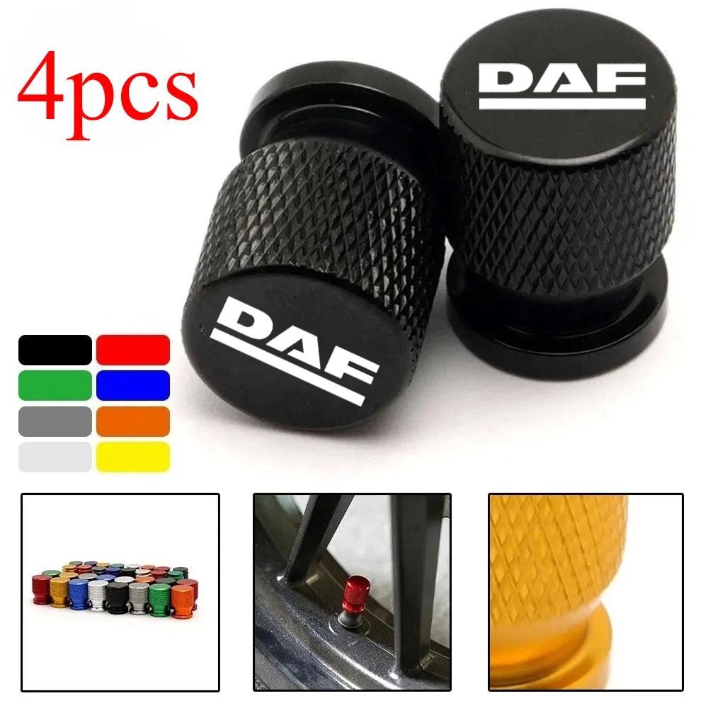 For DAF XF XG 95 105 106 4pcs Car Accessories Car Wheel Tire Valve Caps Tyre Stem Covers Airdust Waterproof