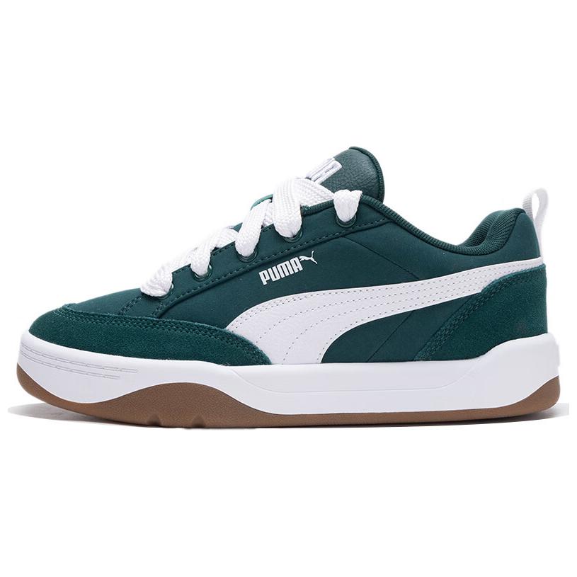 Puma Park Lifestyle Street Fashion Durable Low-Top Skate Shoes Unisex Sneaker Green White 397495-04
