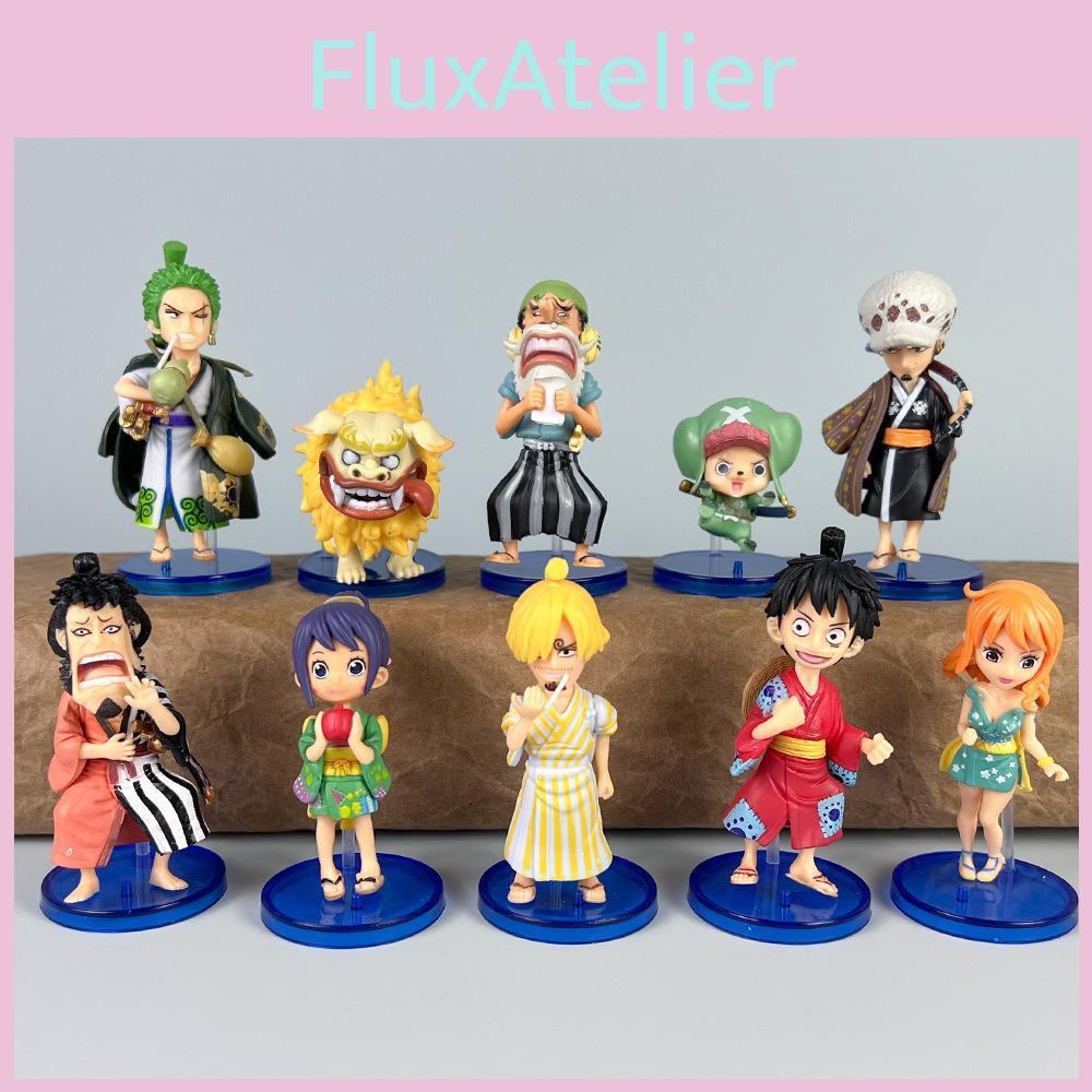 One Piece Anime Handicraft Pvc Model Pack With Assembleable Figures For Display And Collecting