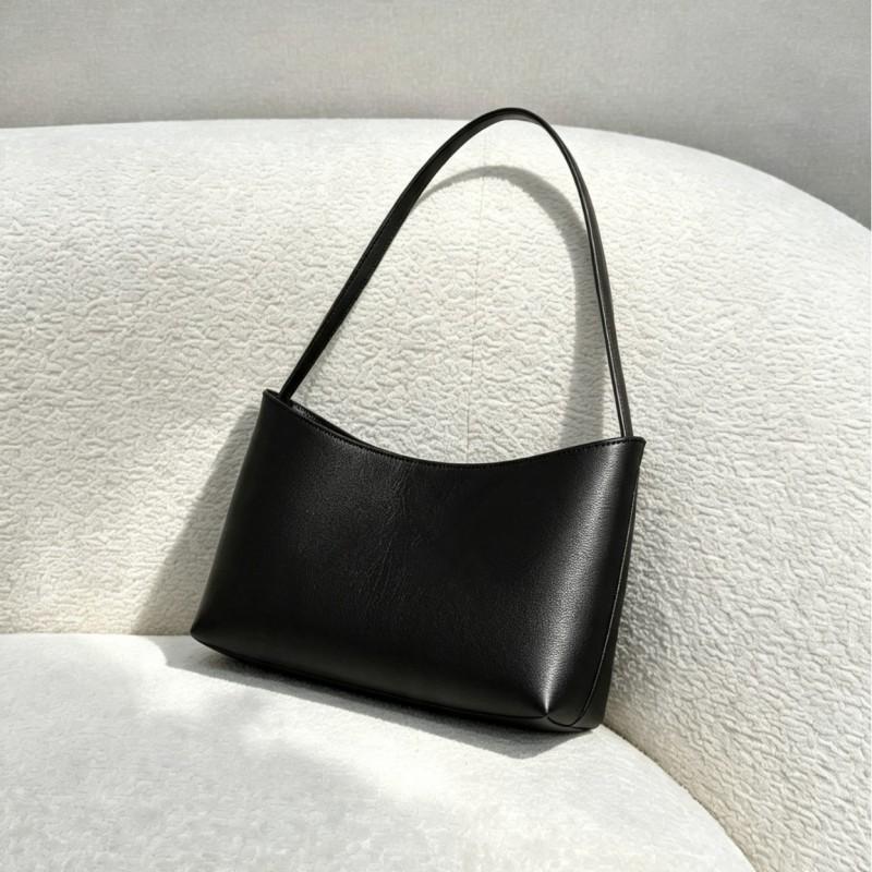 Womens Leather Tote Bag Fall Winter Top Handle Underarm Shoulder Minimalist Old Money Style