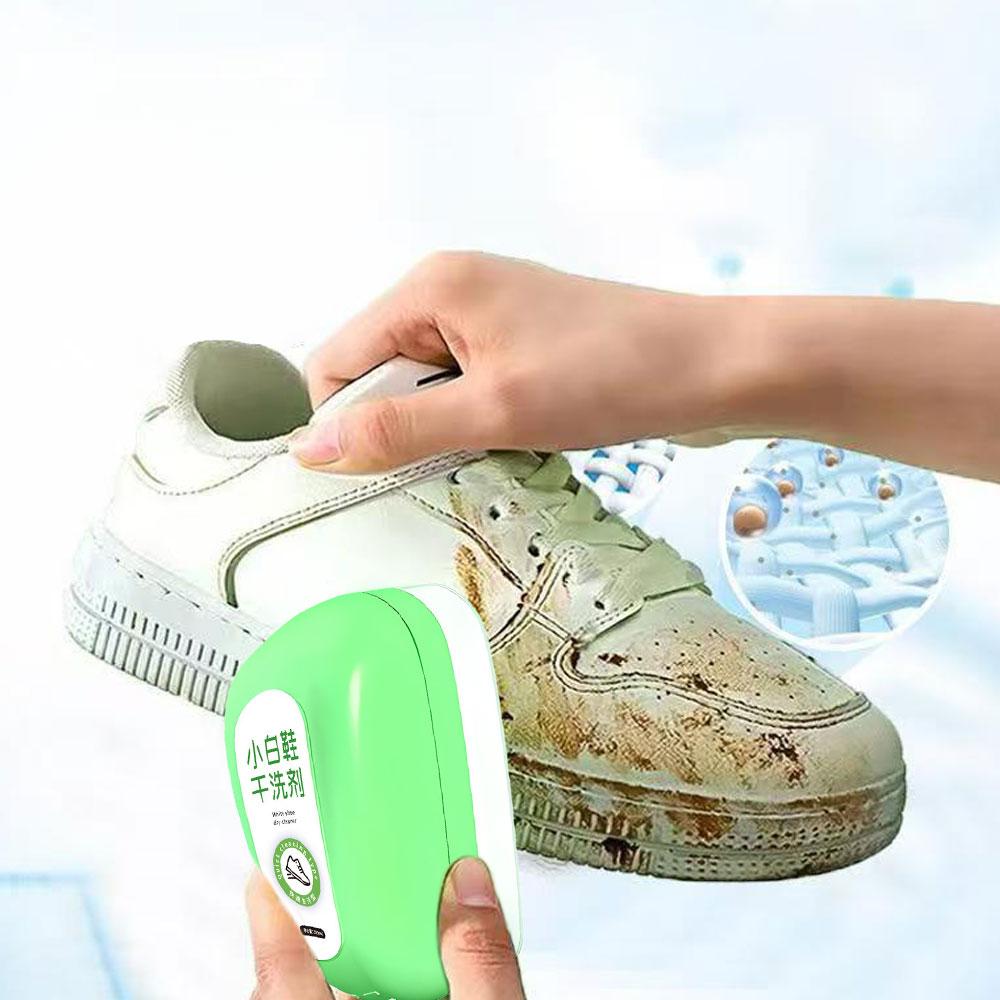100ML Water-Free Gentle Cleansing Shoe Brush,Professional White Shoes Cleaner Brush