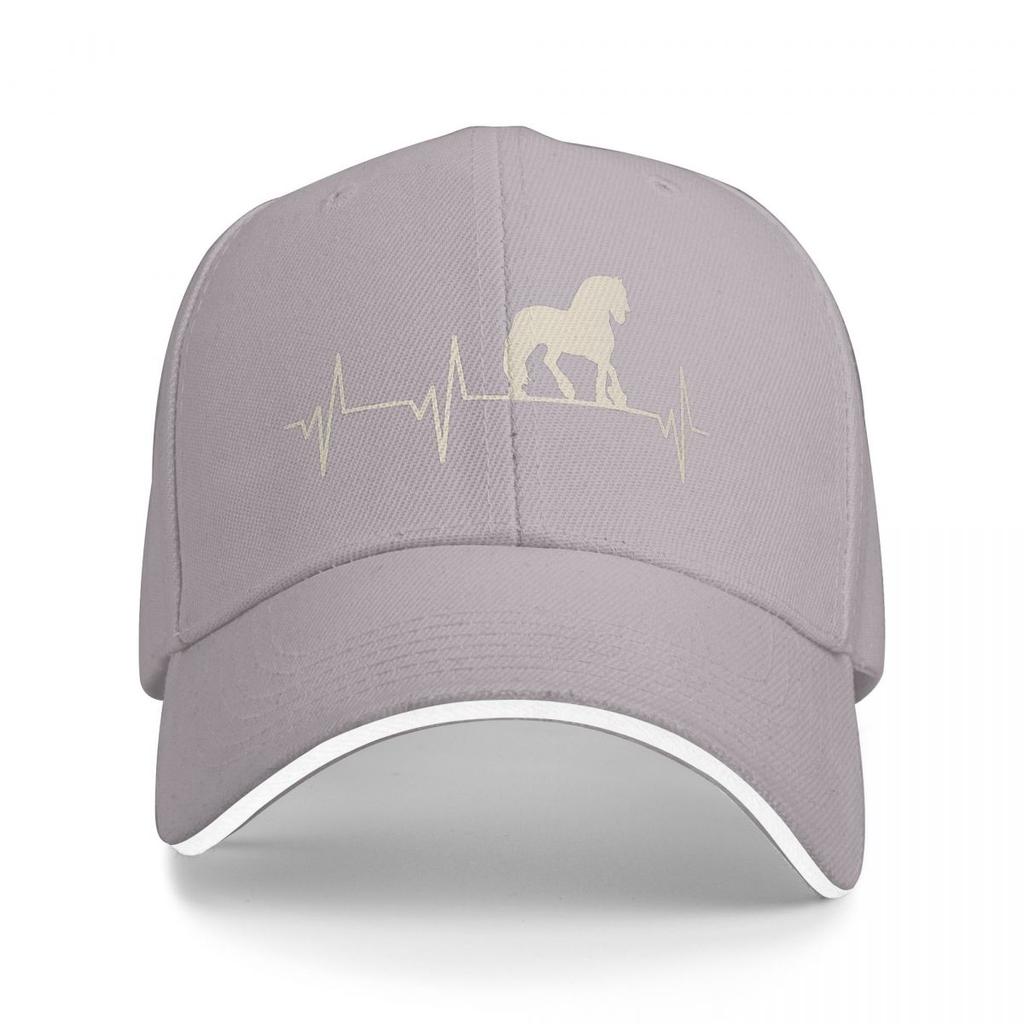 Horses Heartbeat Graphic Equine Baseball Caps Snapback Baseball Hats Breathable Casual Casquette Outdoor for Men And Women