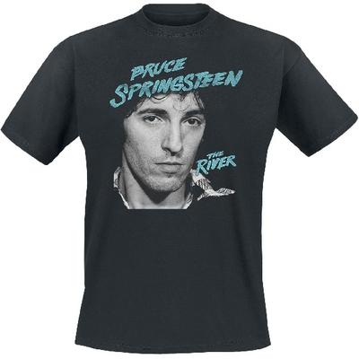 Bruce Springsteen Mannen River 2016 Slim Fit T-shirt X-Large Zwart