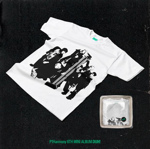 P1Harmony Mini 8th Album “DUH!” [Plain White T Ver.] Limited Edition