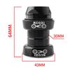 43mm sealed cartridge bearing road bike headset 1" fork steerer headset parts