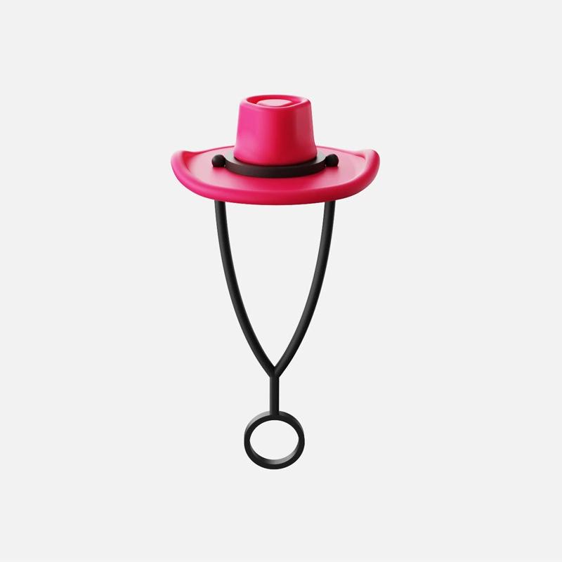 4 pcs Cute Cowboy Hat Straw Toppers Set Reusable Dustproof Silicone Straw Covers for Parties Outdoor Events Perfect for Independence Day Mother'S Day