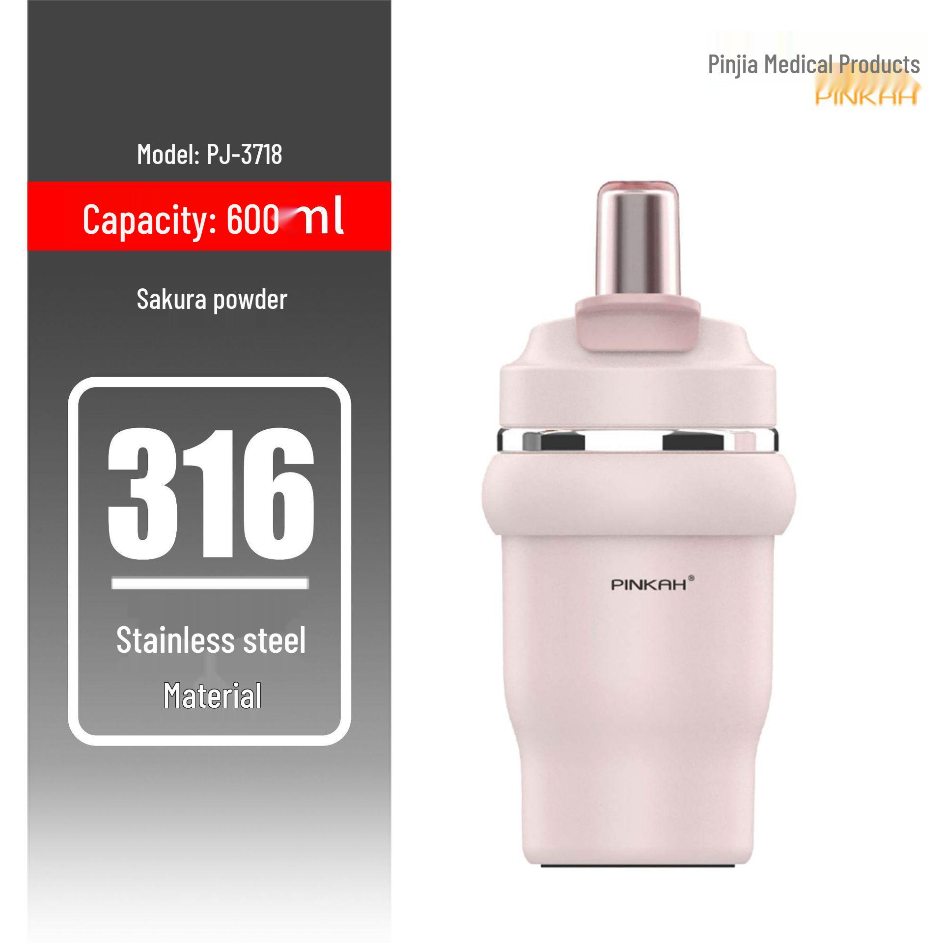 

Pinjia Jumbo Straw Insulated Water Bottle - High Capacity, Stylish Design, Perfect for Students & Cars 601mL-800mL