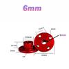 2Pcs Aluminum Alloy Color Rigid Flange Coupling M3 M4 M5 M6 M8 Motor Guide Shaft Coupler Motor Connector#CWF DIY