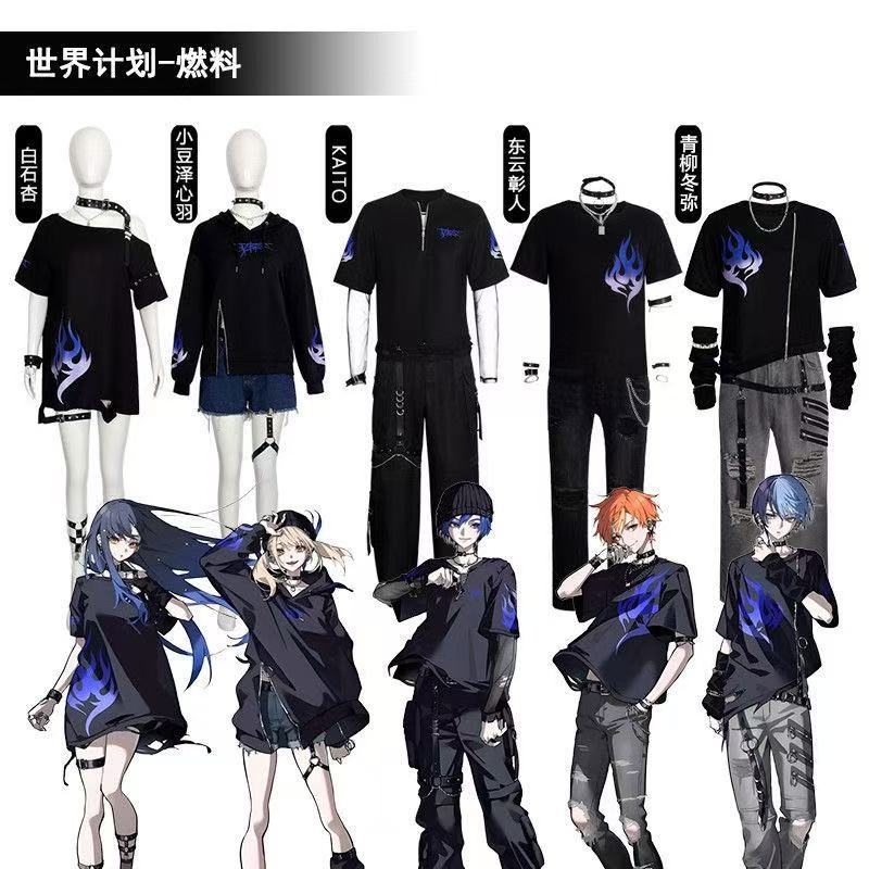 Anime Vbs Aoyagi Toya Shinonome Akito Shiraishi An Azusawa Kohane Kaittoo Cosplay Costume Wig Project Sekai Uniform Shirt Outfit