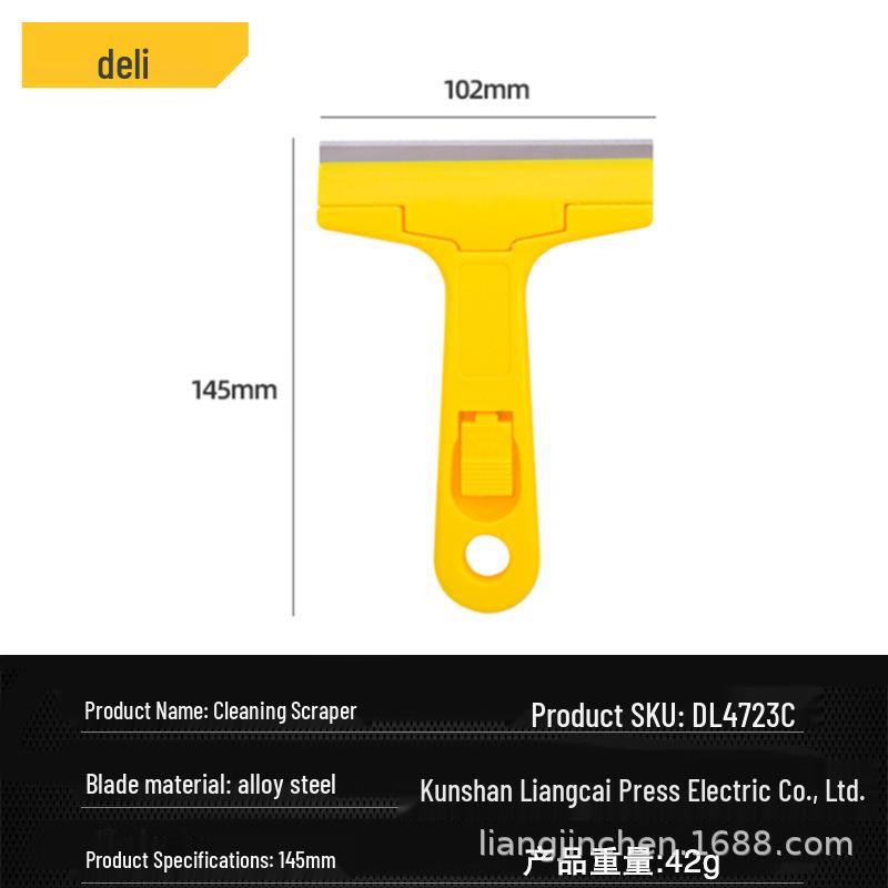Deli Tools CK75 Spring Steel Glass and Tile Cleaning Scraper Knife DL4723C