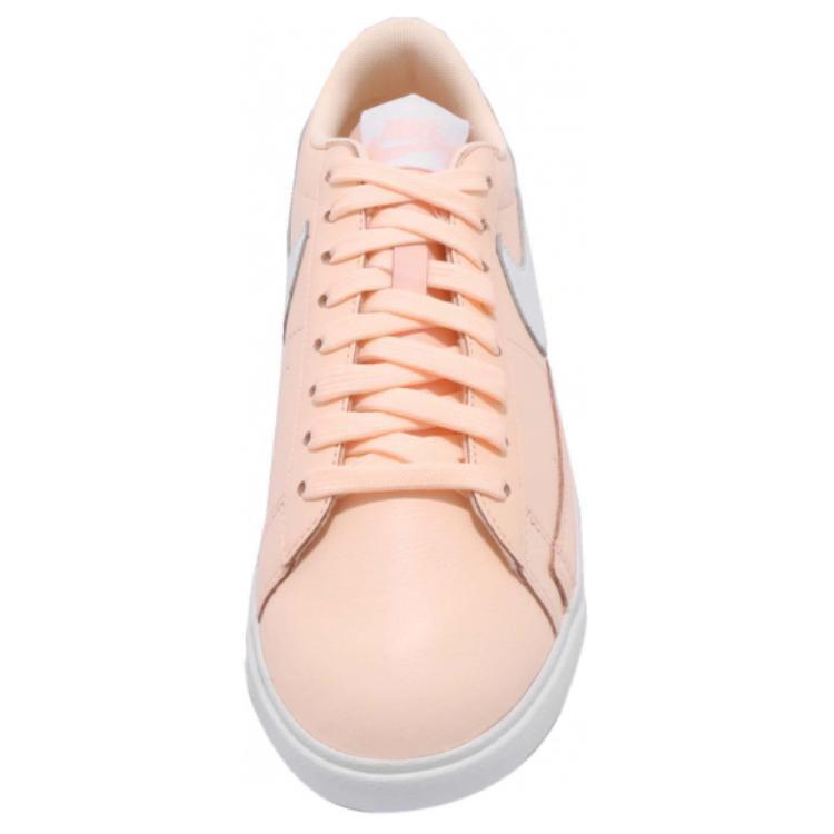 Nike Blazer Anti-Slip Wear-Resistant Low-Top Skateboard Shoes Women's Pink White Sneakers Skateboard Shoes AA3961-800