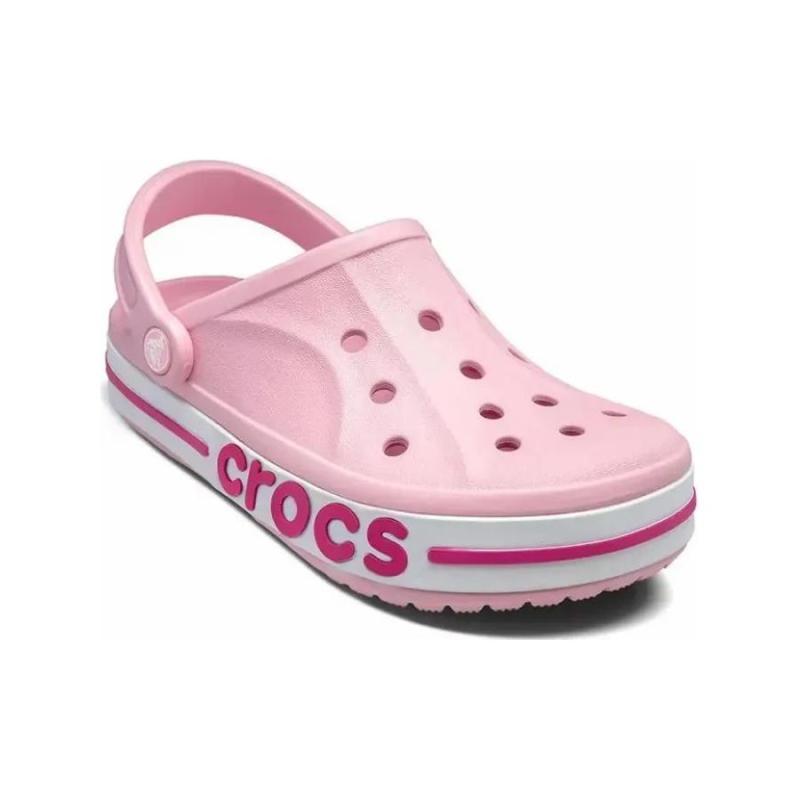Crocs Bayaband Comfortable and Versatile Clogs Unisex Candy Pink