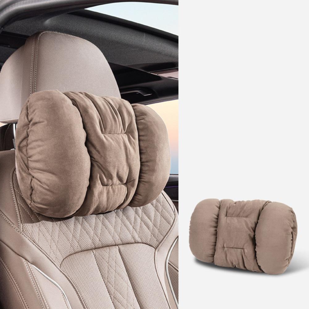 Universal Winter Plush Car Headrest Comfort Lumbar Pillow Support Car Seat Neck Rest Pillow  Rest
