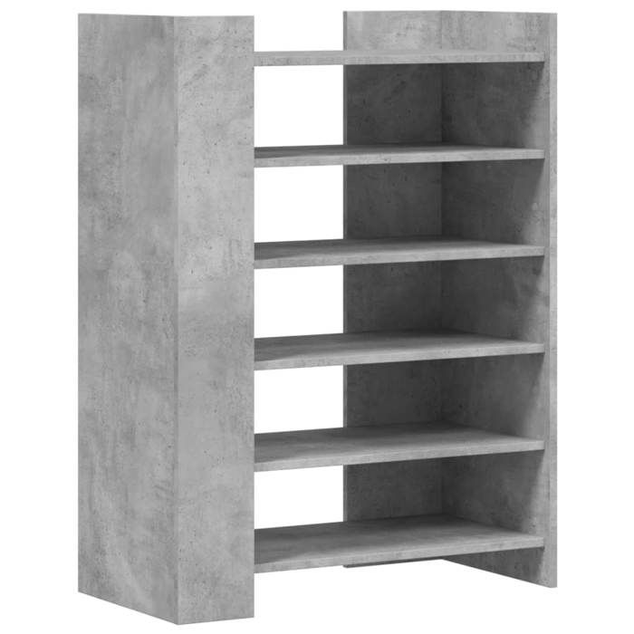VidaXL Shoe Cabinet Concrete Grey 74.5x37.5x100 Cm, Shoe Storage, Shoe Storage Cabinet, 848433