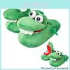 Fun Crocodile Plush Cotton Slippers Soft Non-slip Home Footwear