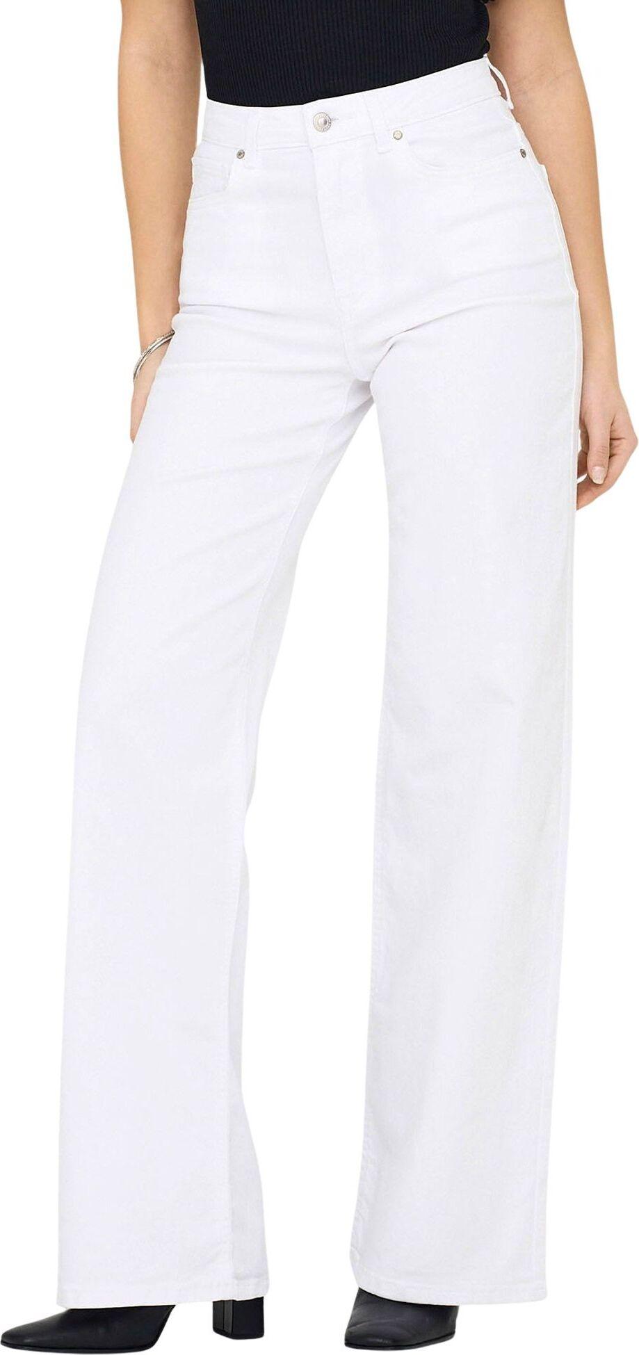 Only - Onlmadison Blush Hw Wide Dnm Cro Noos White - Gr. - 32 - Bild 4