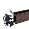 1PC 40cm/15.75inch Self adhesive Under Desk Cable Management Tray PVC Power wire hider Strip Cord Holder No Drilling wire Organi