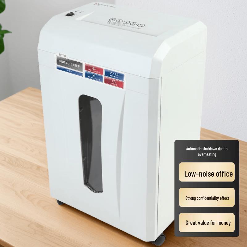 Comix S51708 High-Security Paper Shredder CN plug (adapter included)