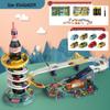 Dinosaur Adventure Skyscraper Track Car Set for Kids