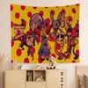 LE CIRCLE NUMÉRIQUE INCROYABLE Dessin Animé Tapisserie Colorée Accrochage Mural Hippie Fleur Tapis Muraux Décor de Dortoir Art Mural Décor