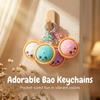 2-24Pcs Colorful 1.81Inch Big Cute Bun Keychain Stress Relief Pendant Party Favor Gift Random Color For Holiday Daily Use