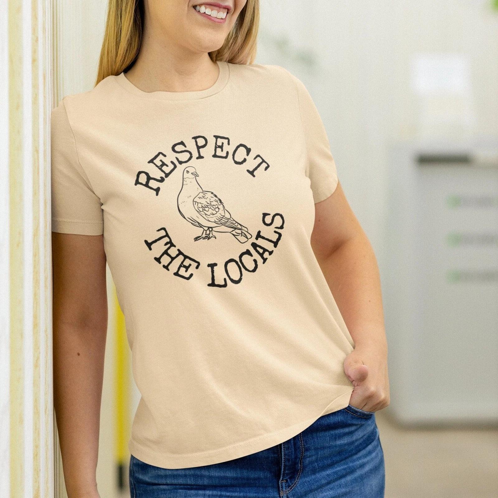 Respect The Locals Pigeon T-Shirt L