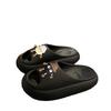 Men and women cute EVA small briquettes slippers summer outer wear home use non-slip soft bottom bath sandals anti