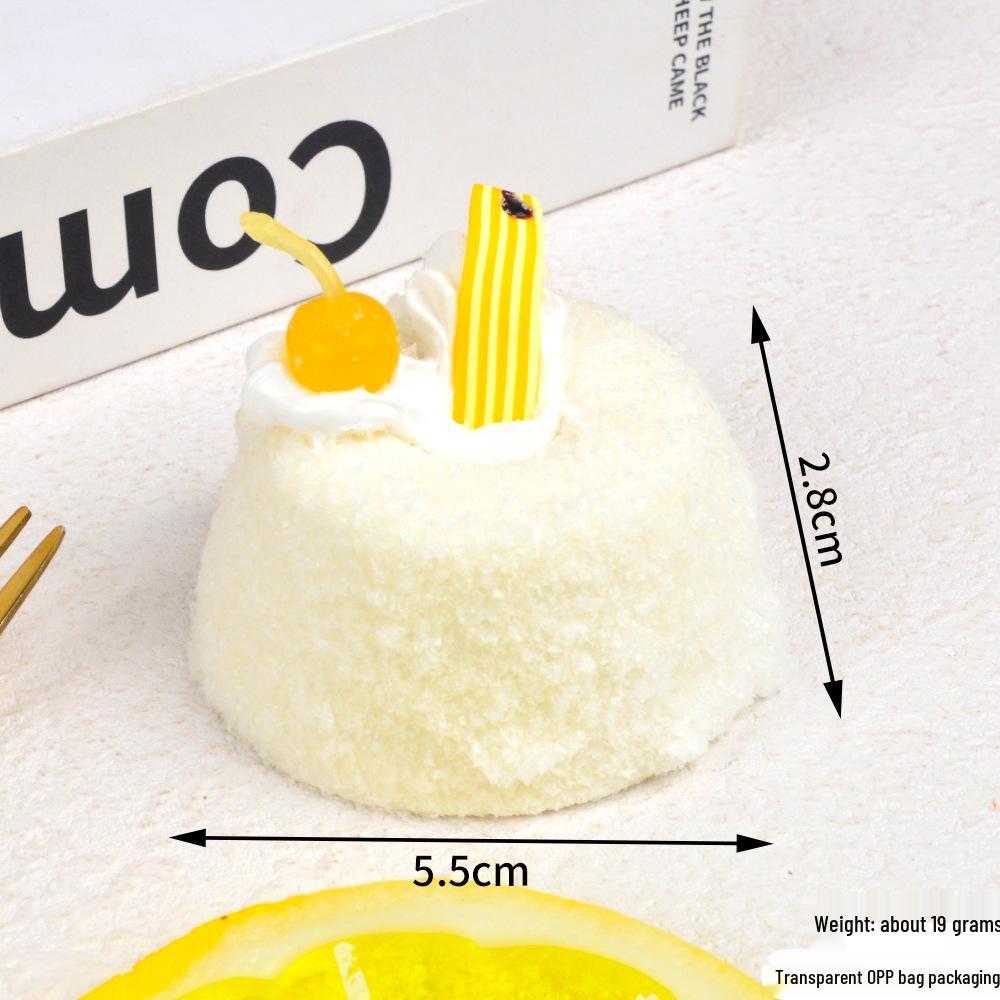 Slow Rebound PU Steamed Bun Squeeze Toy Fridge Magnet