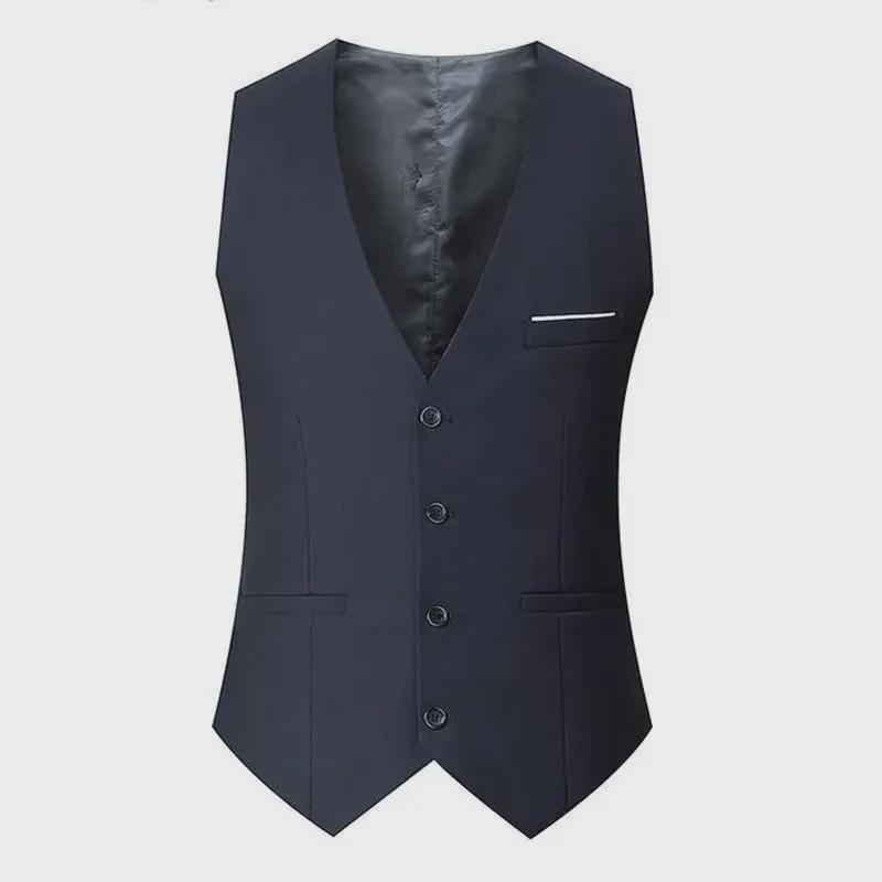 Men's Fashion Slim Fit Vest: Stylish Spring/Autumn Korean & British Style