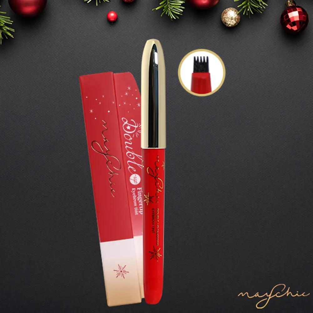 Double Up Fingertip Eyebrow Tint Dark Brown [Winter Edition] Waterproof Eyebrow Pencil Eyebrow Brush Tattoo Pen