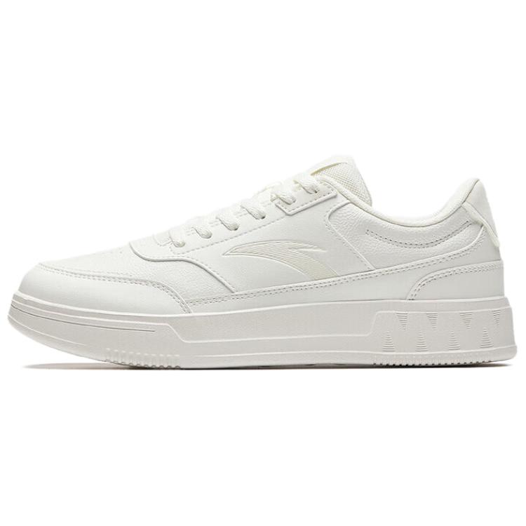 Anta Dance Versatile Trendy Wear Resistant Breathable Low Top Skate Shoes Men Skate Shoes Ivory-White 912538005-5