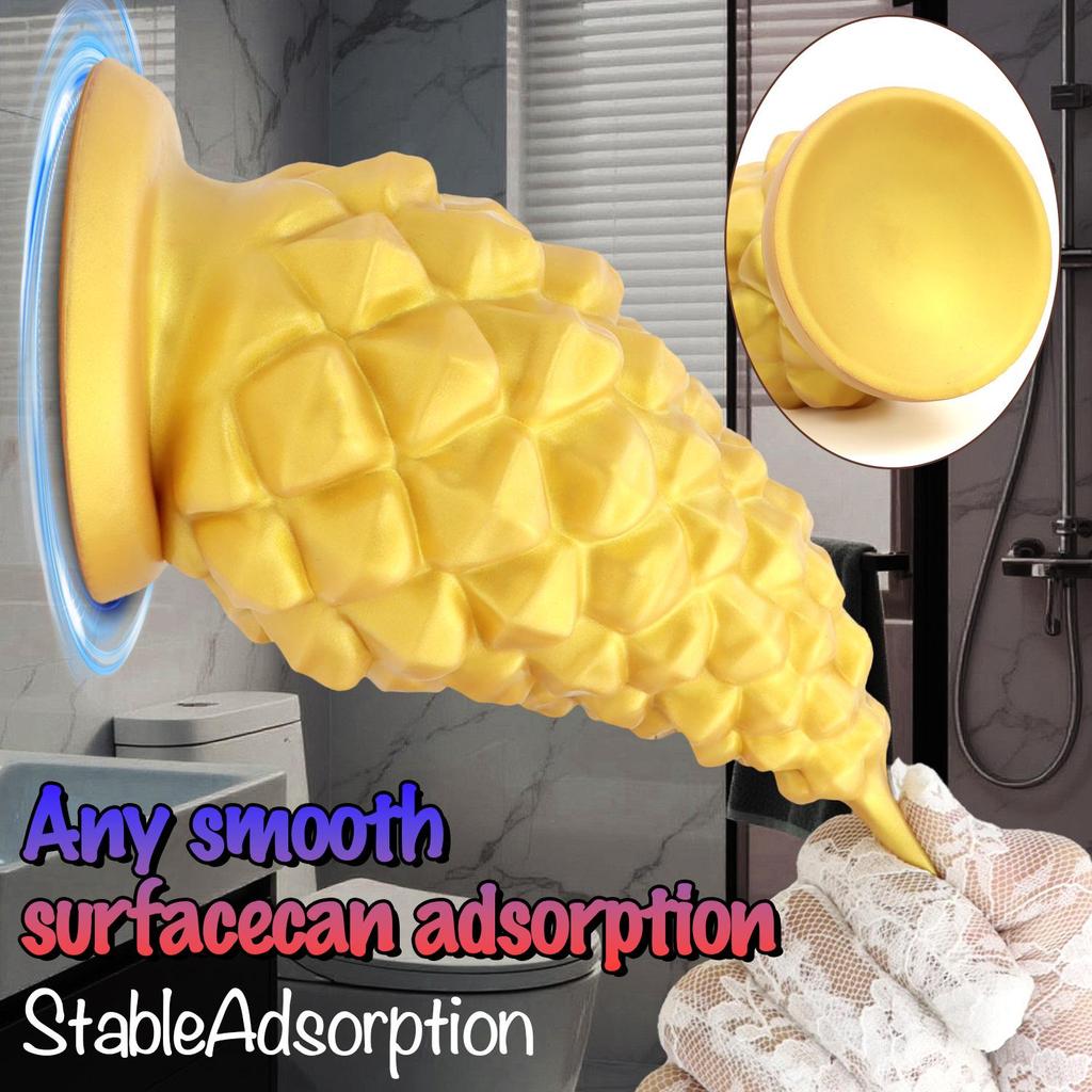 Gold Anal Plug for Men & Women, Masturbator, Fisting Dilator, Adult Erotic Toy