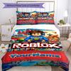 Roblox 180 Customize Your Name Bedding Set Breathable Duvet Cover with Pillowcases Home Decoration Birthday Gift