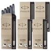 PARKER Cartridge Ink QUINK Black 5 Box Set Box 5 S1162210 S0116200 (1 Pieces)