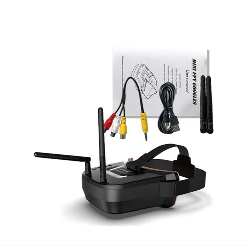 5.8G FPV Goggles 40CH 3 Inch Video Headset HD DVR Diversity FPV Goggles