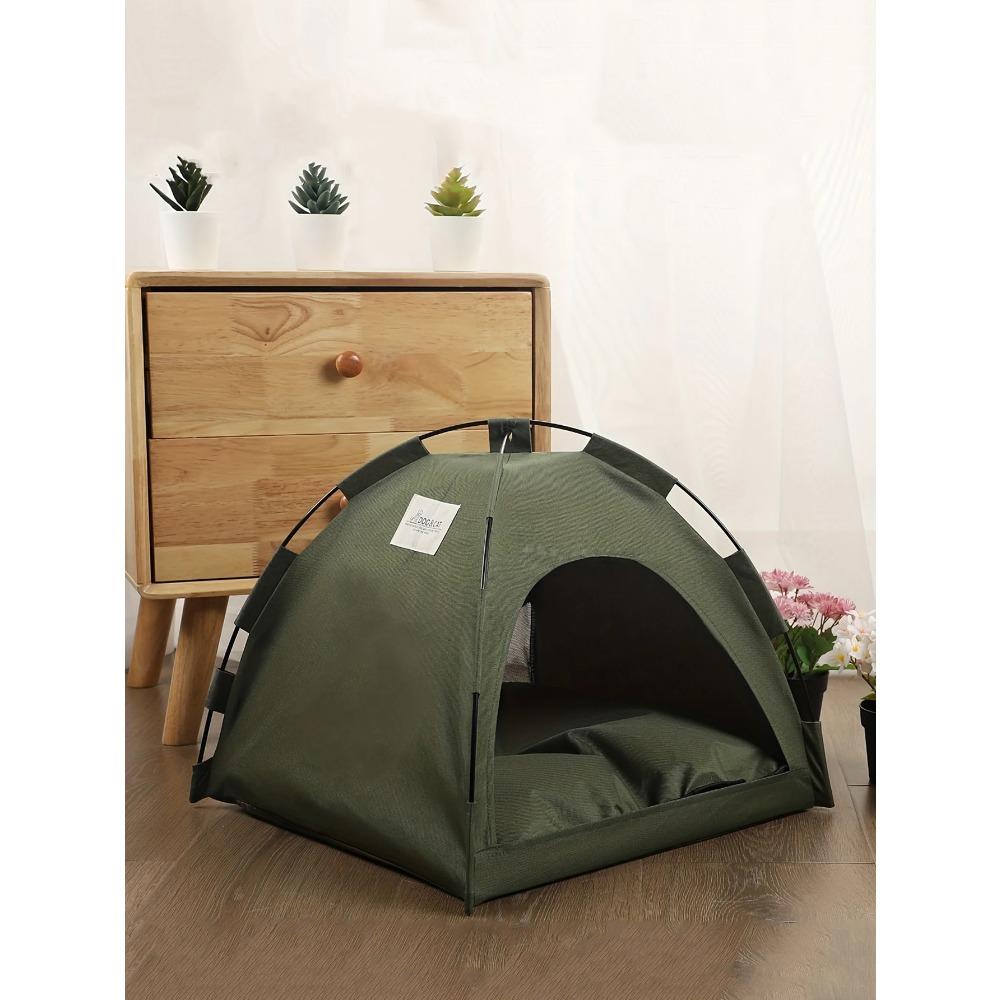 Pet Tent House Removable Enclosed Dog Cat Tent Bed Indoor Folding Portable Comfortable Kitten Bed Kennel For Small Pets