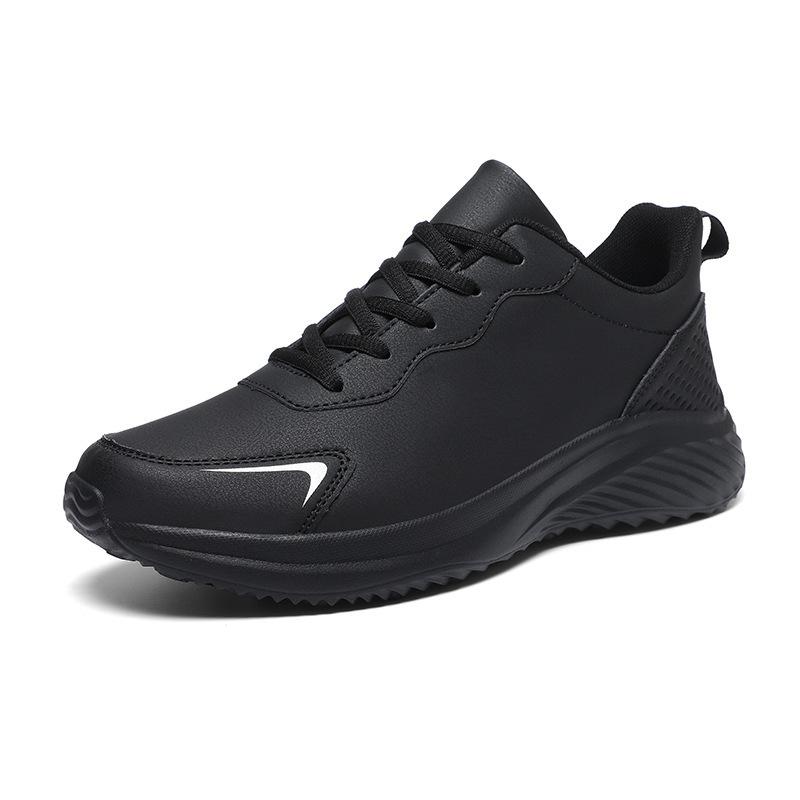New Autumn Sports Fashion Trend Lightweight Sports Black Casual Shoes Versatile Soft-soled Shoes Lightweight