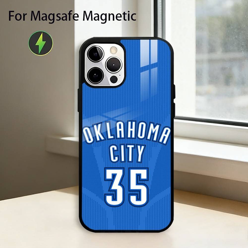 Basketball Sport Kevin Durant Handyhülle Für iPhone17,16,15,14,13,12,11 Plus,Pro Magnetisch Für Magsafe Kabelloses Laden