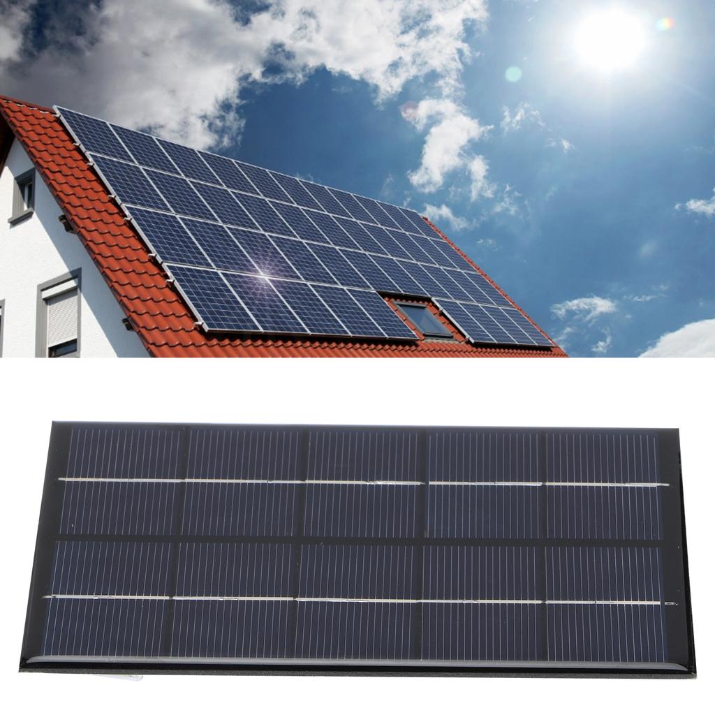 2W 5V Polysilizium Solarpanel Batterieladegerät Stromversorgung für Telefon MP3 GPS Digitalkameras