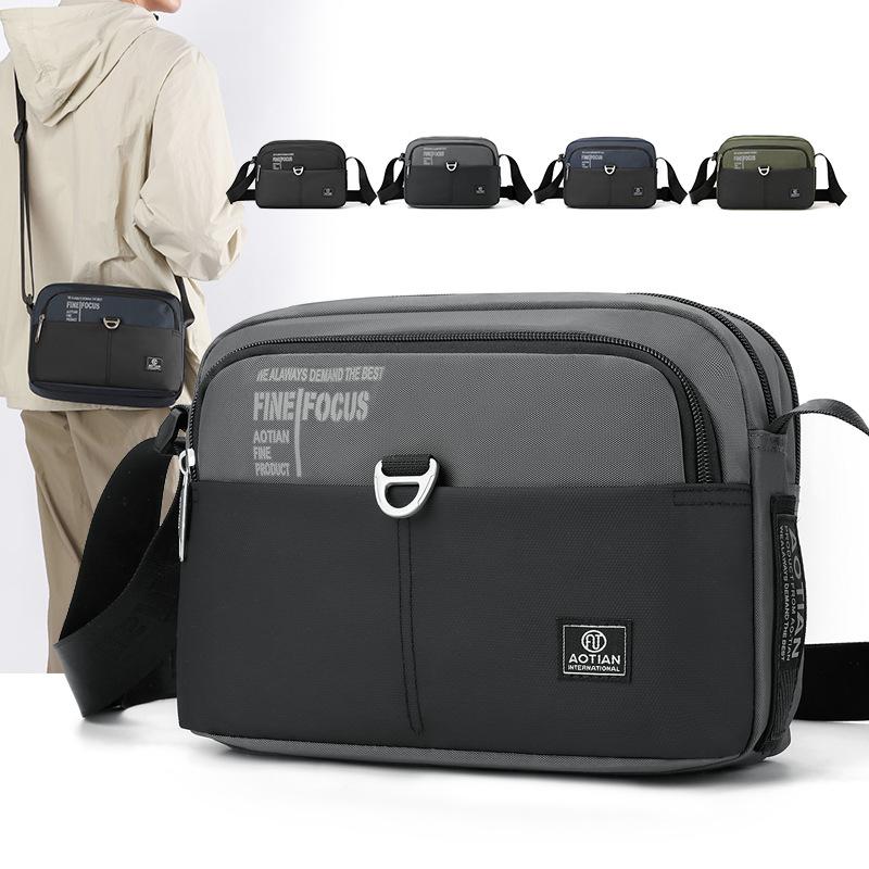 Outdoor Men's Shoulder Bag Oxford Crossbody Bag