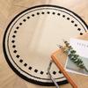 Thickened Non-slip Round Rug for Coffee Table, Bedroom, or Study Chair - Dustproof Floor Mat