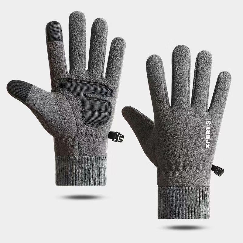 

Wenxiang Men s Winter Thermal Fleece Touchscreen Cycling Gloves