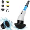 Cross-border Multi-functional Electric Rechargeable Bathroom Floor Cleaning Brush