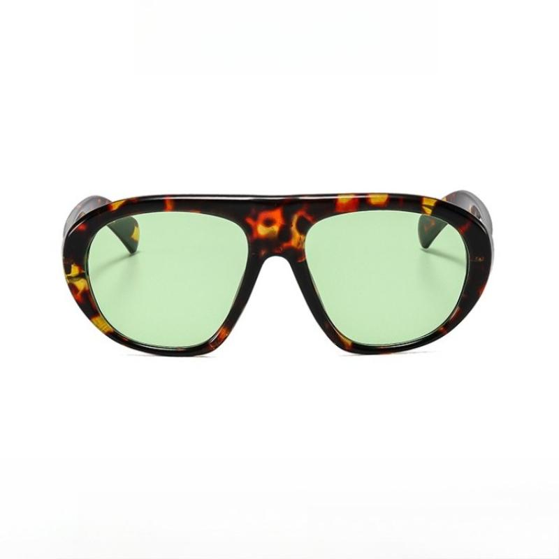 Retro Vacation Pilot Women Sunglasses Fashion Blue Green Shades UV400 Men Oval Punk Outdoor Sun Glasses Summer Traveling Eyewear