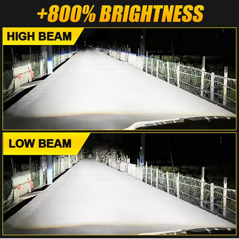 6000W 3D LED H7 Car Headlight Bulbs 6500000LM Canbus CSP Chip Turbo Fan Auto Light Mini H7 LED Emit Diode Plug&Play For 99% Cars