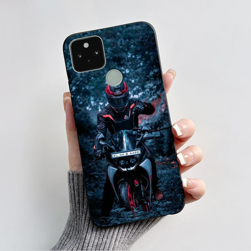 For Google Pixel 5 5A Case Cute Cat Cartoon Love Heart Silicone Soft TPU Back Cover For Pixel 5 5a Shockproof Protective Coque